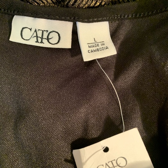 NWT Cato Batwing Lined Top Size Large - Picture 7 of 7